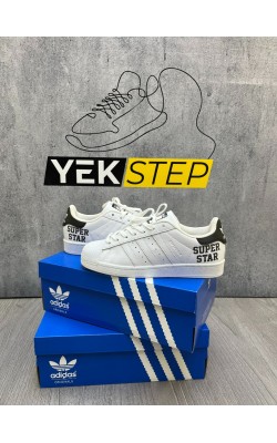 Adidas Süperstar Beyaz-Yazılı